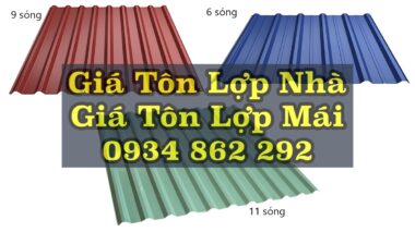 giá tôn lợp mái - giá tôn lợp nhà